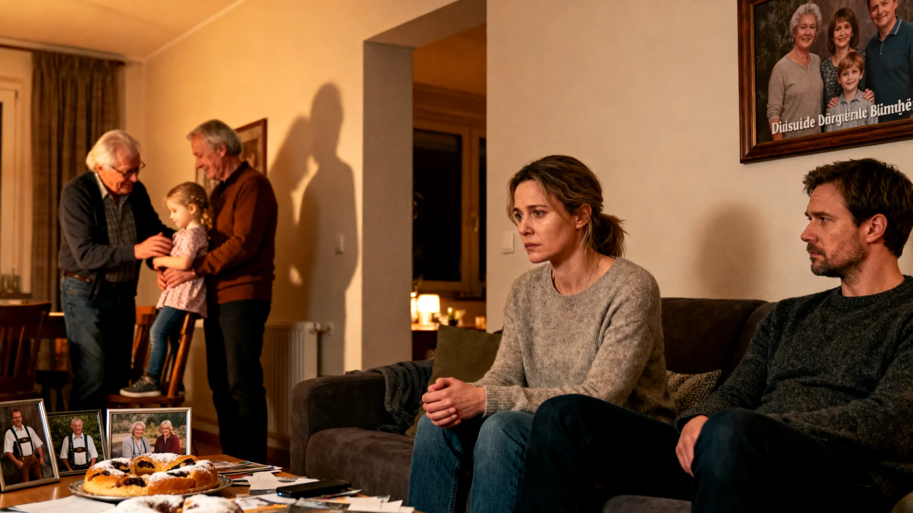 Die Eltern erleben zunehmende Spannungen mit der erweiterten Familie – insbesondere mit Schwiegereltern und Geschwistern –, die sich in Erziehungsfragen einmischen und widersprüchliche Werte sowie Erwartungen an die jungen Erwachsenen weitergeben, was zu Verwirrung, Loyalitätskonflikten und einem Gefühl der Untergrabung elterlicher Autorität führt."