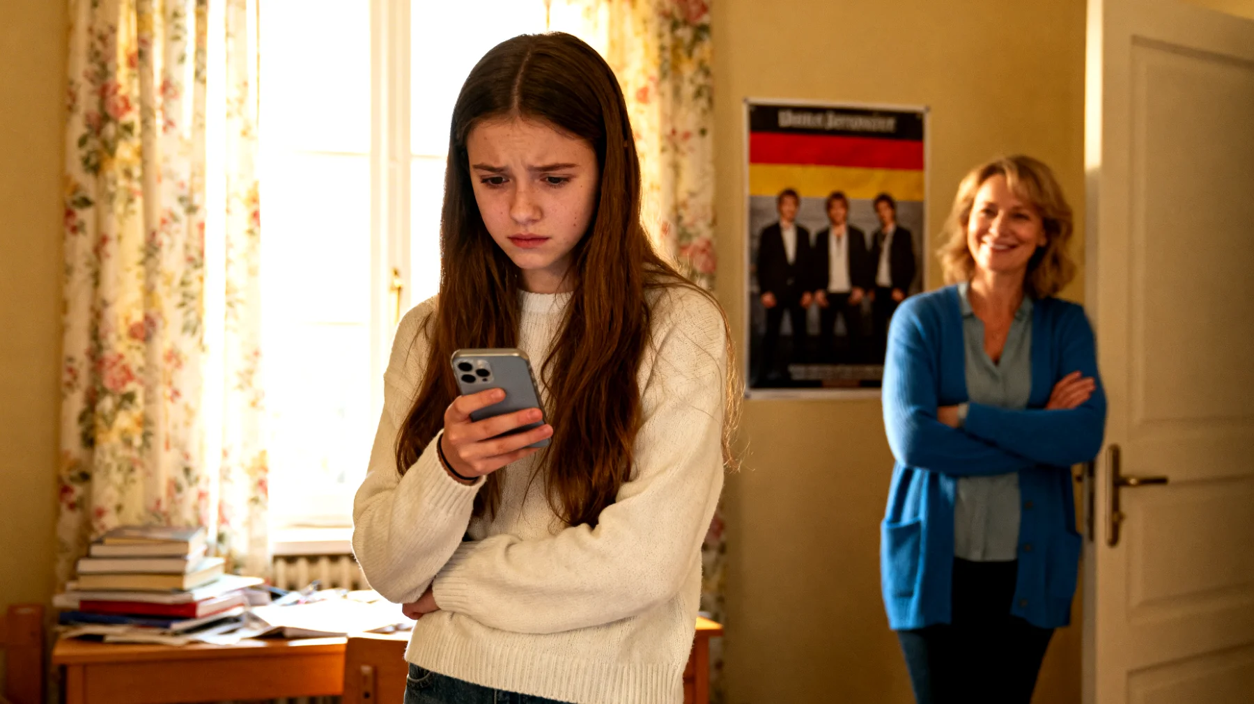 Eine Mutter bemerkt, dass ihre jugendliche Tochter / ihr jugendlicher Sohn nicht in der Lage ist, alltägliche Entscheidungen selbstständig zu treffen, ohne vorher ihre Meinung oder Zustimmung einzuholen. Die Jugendliche/Der Jugendliche ruft sie mehrmals täglich an, auch bei kleinsten Angelegenheiten, und zeigt starke Anzeichen von Unsicherheit und emotionaler Abhängigkeit, wenn die Mutter nicht sofort verfügbar ist."