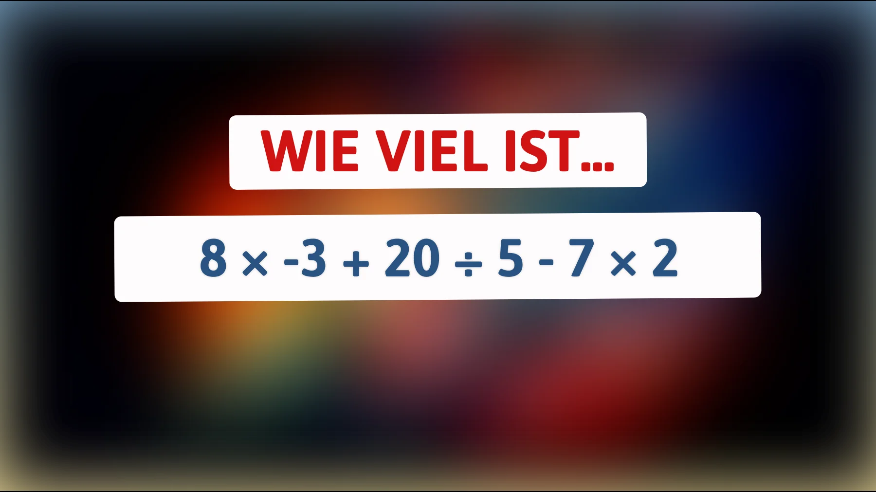 99 % scheitern an dieser einfachen Rechnung – knackst du sie im ersten Versuch?"