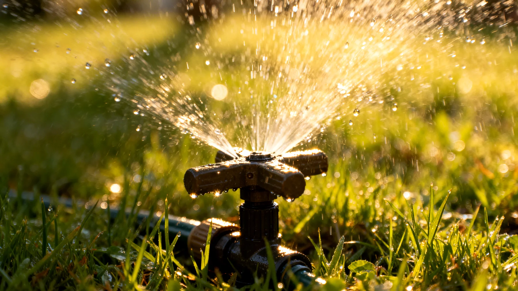 Automatischer Rasensprenger"