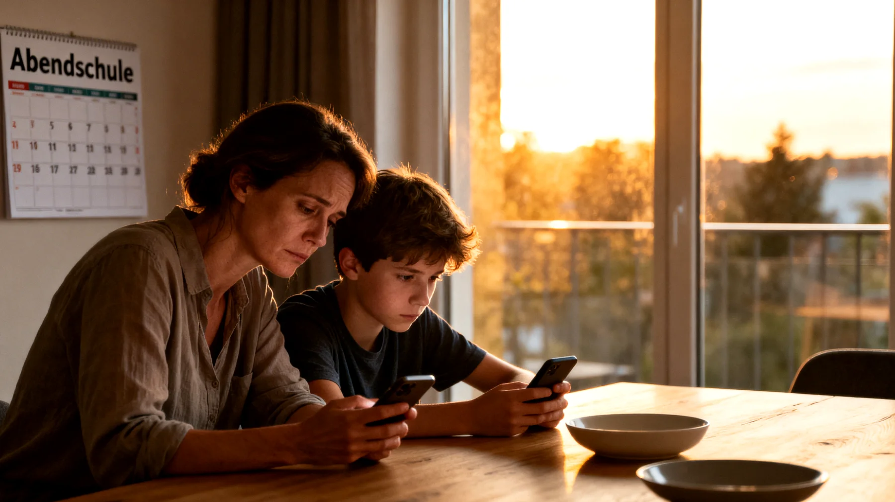 Die Eltern fühlen sich durch Arbeit, Haushalt und alltägliche Verpflichtungen völlig erschöpft und haben kaum noch Zeit und Energie, um ihren jungen erwachsenen Kindern wirklich präsent zu sein. Trotz des gemeinsamen Lebens unter einem Dach oder regelmäßiger Kontakte entstehen Distanz und das Gefühl gegenseitiger Entfremdung, weil qualitätsvolle Begegnungen fehlen."