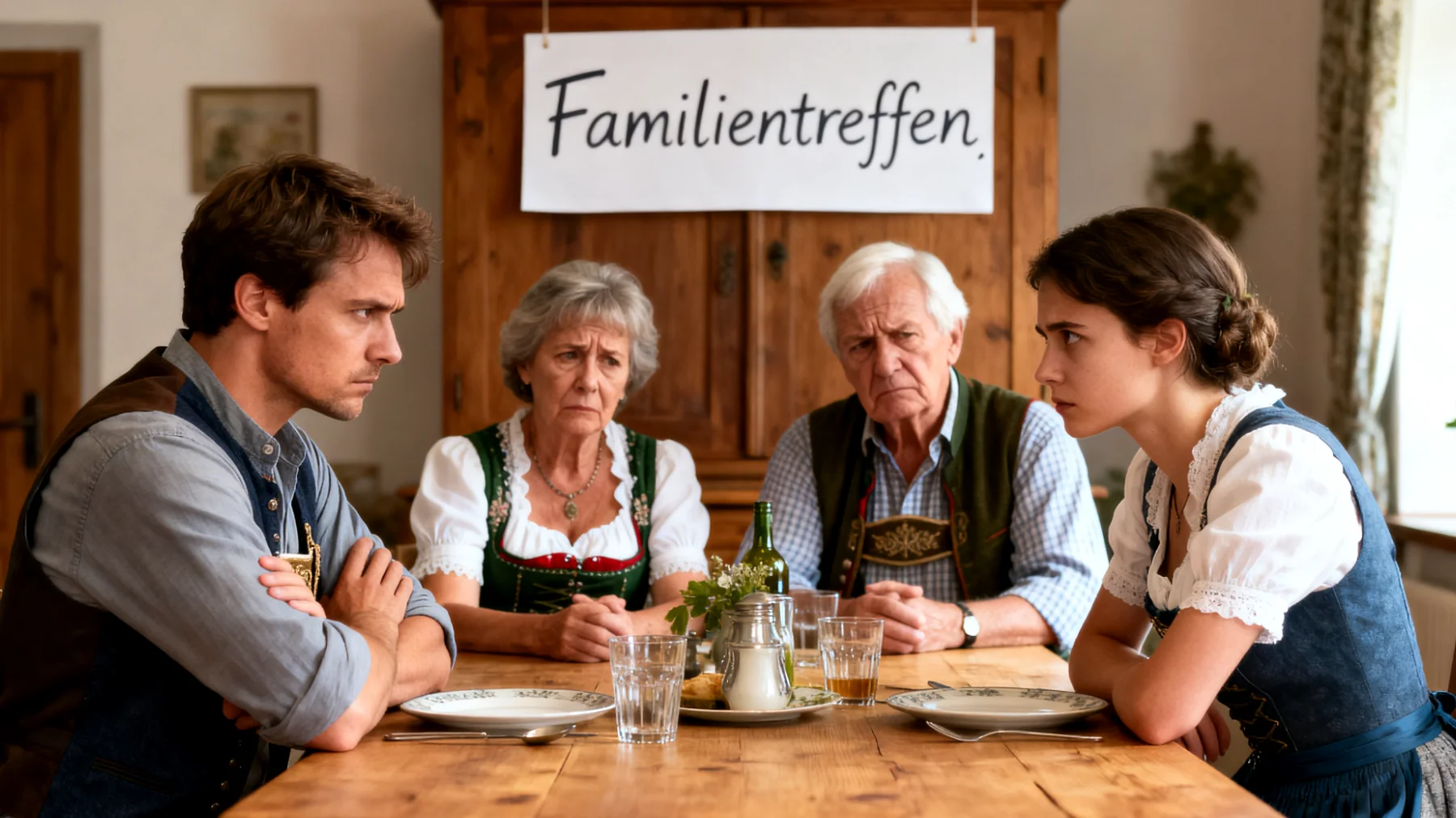 Die Eltern bemerken zunehmend heftige Eifersuchtsreaktionen zwischen ihren jungen erwachsenen Kindern, die sich in Konkurrenzdenken, gegenseitigen Vorwürfen und dem ständigen Gefühl äußern, ungleich behandelt oder weniger geliebt zu werden – trotz des fortgeschrittenen Alters der Kinder."