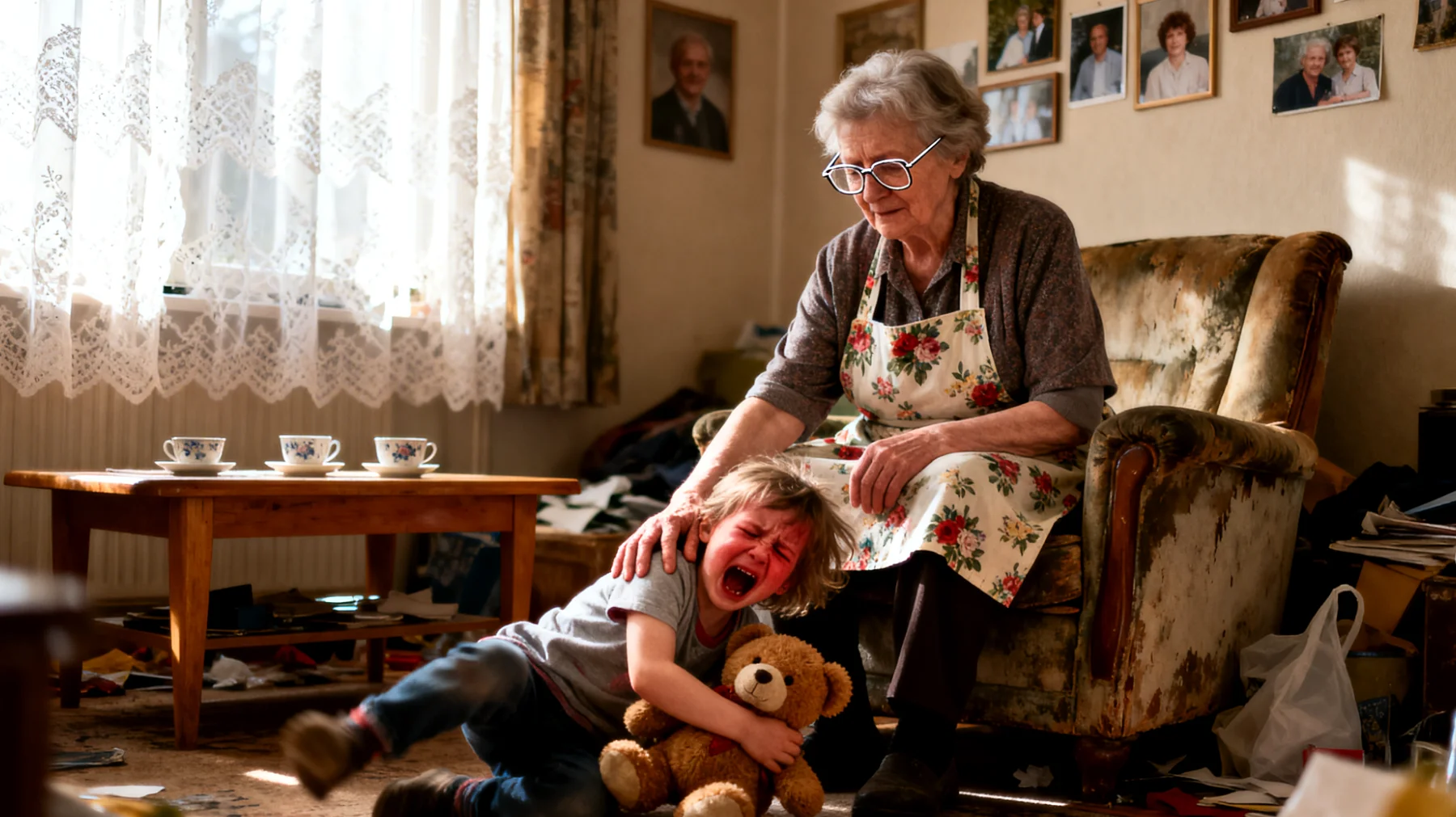 Die Großmutter erlebt zunehmend Schwierigkeiten im Umgang mit ihrem Enkelkind, das impulsives, rebellisches und oppositionelles Verhalten zeigt. Das Kind widersetzt sich regelmäßig den Anweisungen der Großmutter, reagiert mit Wutausbrüchen auf Grenzsetzungen und lehnt ihre Autorität ab. Die Großmutter fühlt sich überfordert, hilflos und weiß nicht, wie sie liebevoll aber konsequent auf dieses Verhalten reagieren soll."