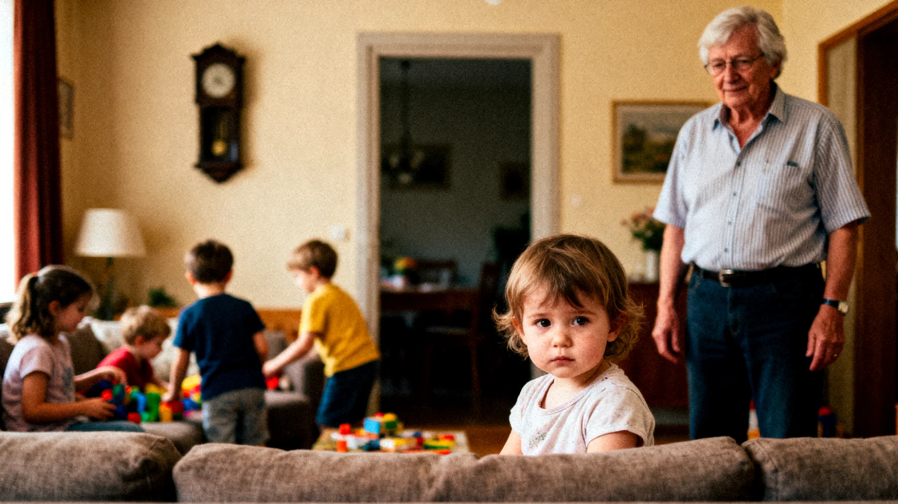 Der Großvater beobachtet mit wachsender Sorge, dass sein Enkelkind zunehmend schüchtern und sozial isoliert ist: Es vermeidet den Kontakt zu Gleichaltrigen, zieht sich bei Familientreffen zurück und wirkt ängstlich in unbekannten sozialen Situationen. Der Großvater weiß nicht, wie er das Kind behutsam unterstützen kann, ohne es unter Druck zu setzen oder die Situation zu verschlimmern."