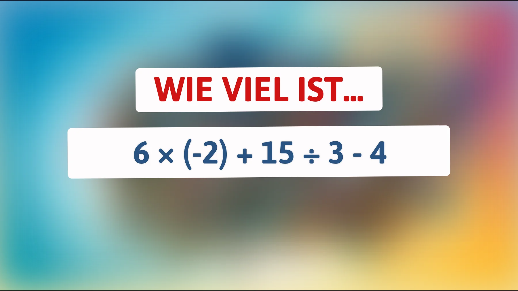 Nur 1 von 10 schafft das: Kannst du diese einfache Rechnung wirklich richtig lösen?"