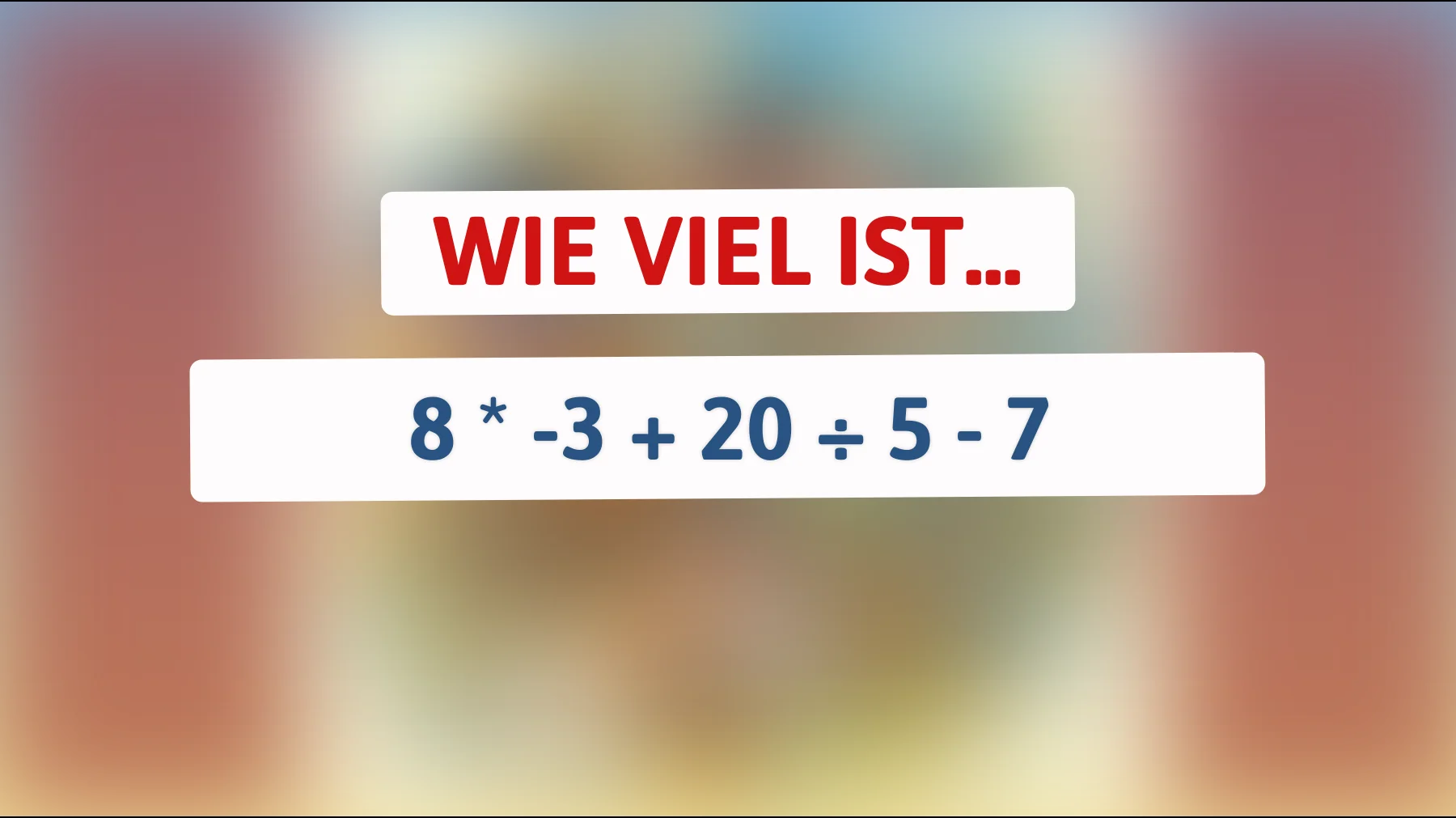 Nur 1 von 10 schafft dieses Rätsel – knackst du die Rechnung ohne Fehler?"
