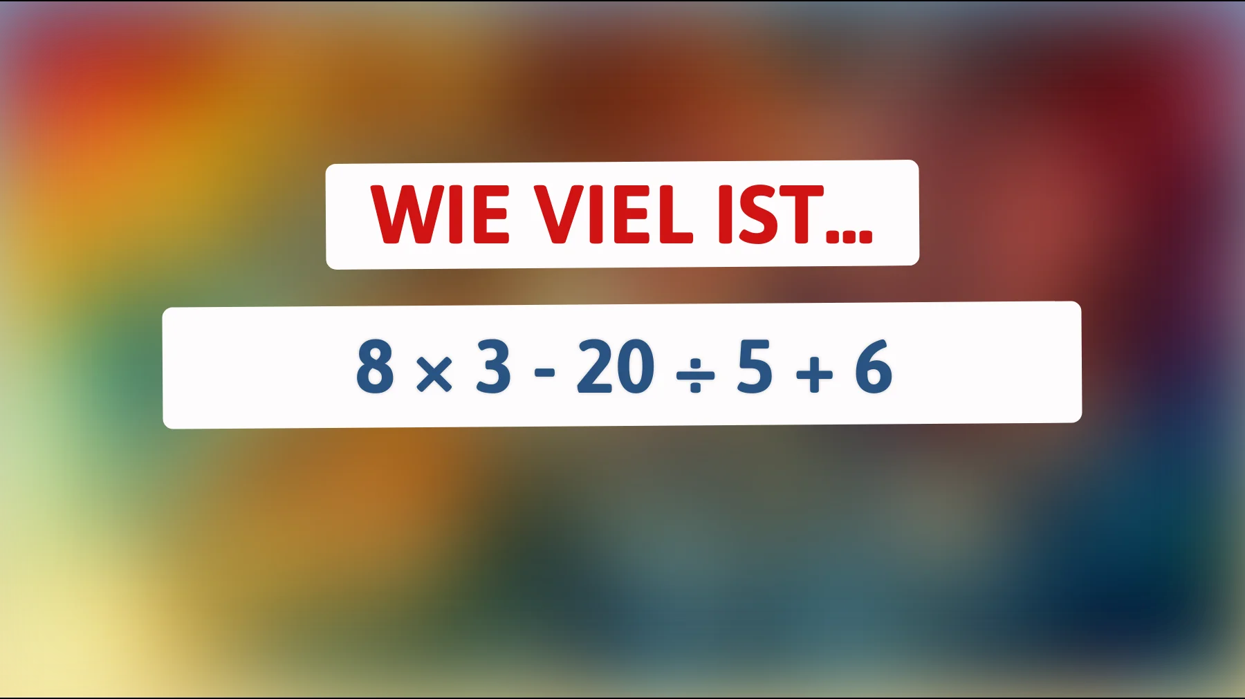 Nur 1 von 10 schafft dieses einfache Mathe-Rätsel – bist du schlauer als der Rest?"