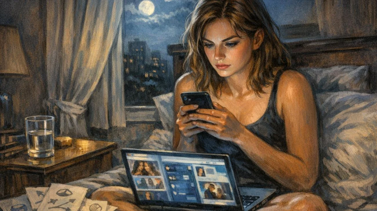 Was bedeutet es, wenn du nachts durch die Profile anderer scrollst, laut Psychologie?2026-04-10T08:58:03.933Z"